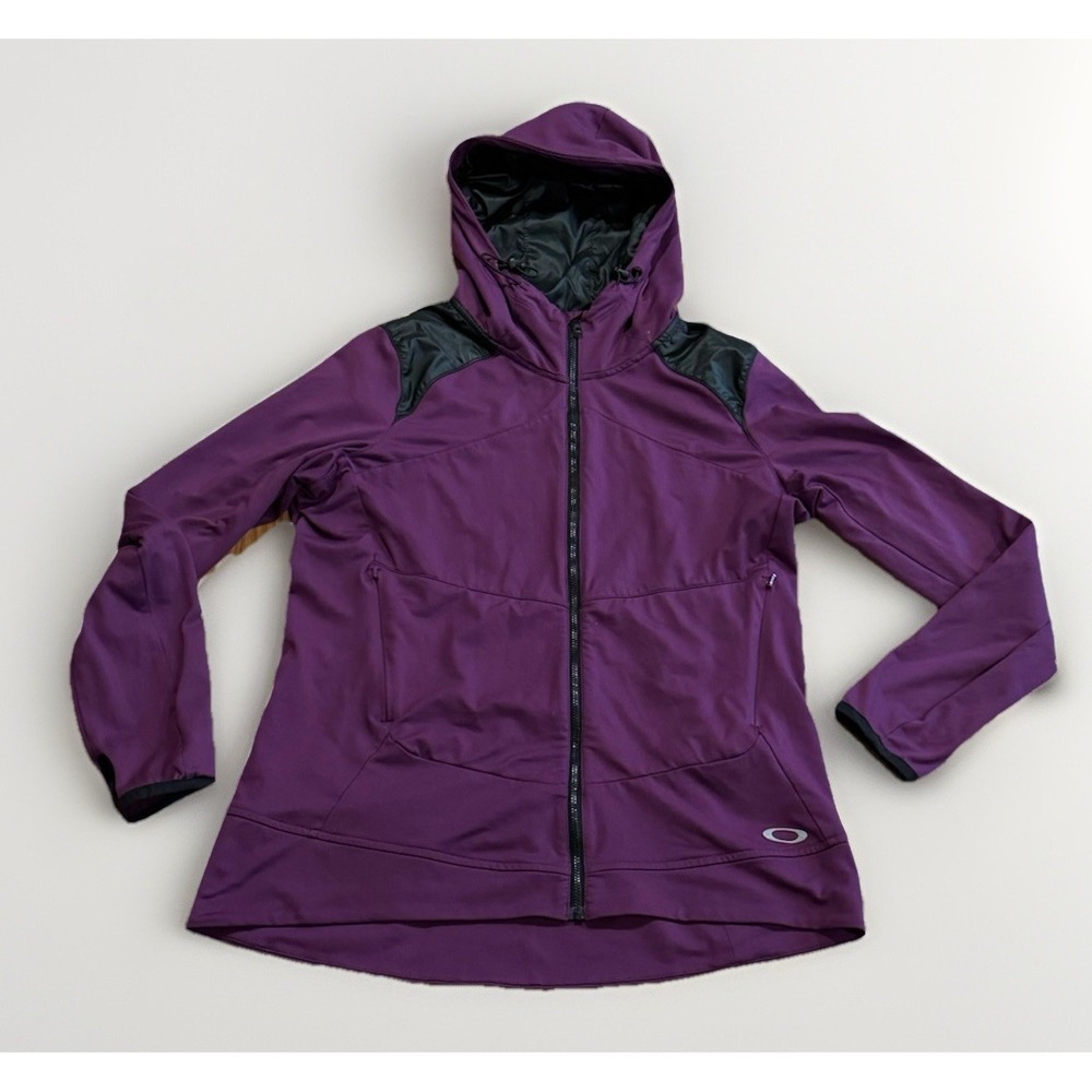 Vintage Oakley Software Jacket Women's L Purple Training Run Cycle Gorpcore Y2K
